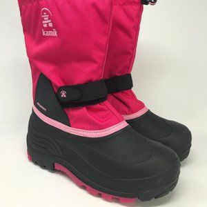 Kamik Waterbug5 Rose Pink Black Winter Waterproof